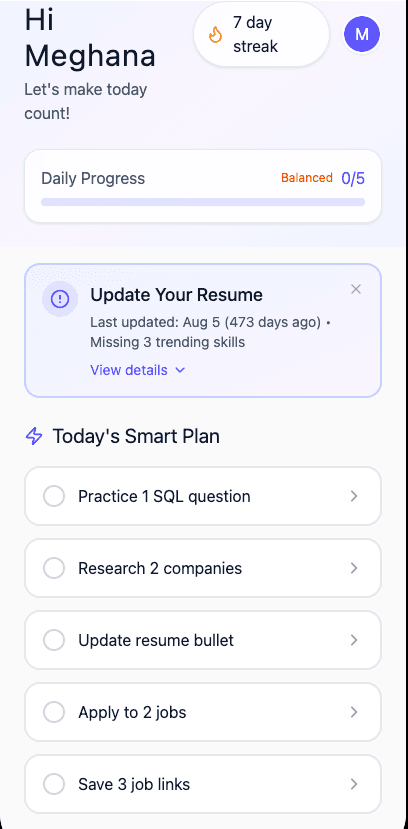  Get Your Smart Daily Plan